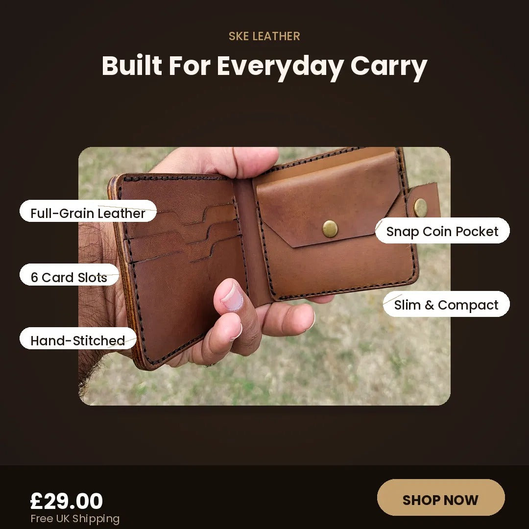 Brown Buffalo Leather Wallet | Handcrafted Best Wallets for Men